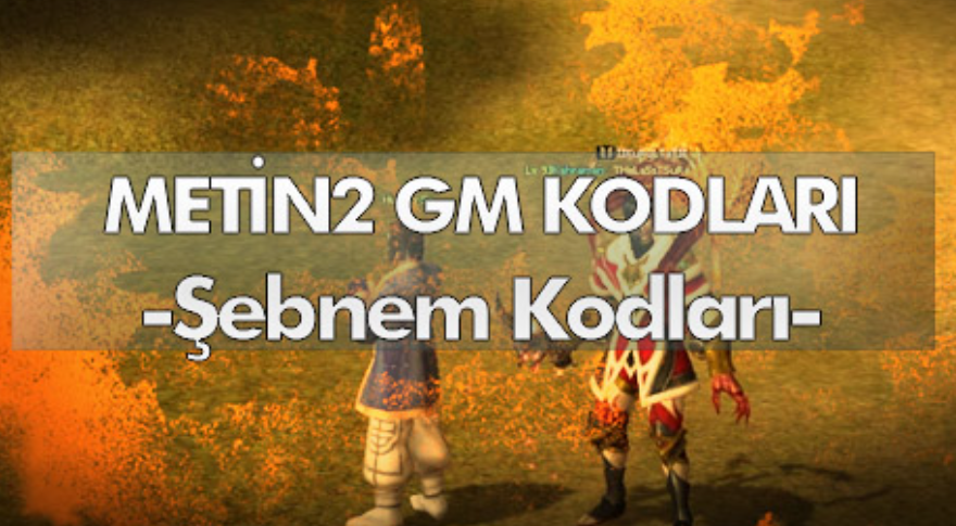 Metin2 Şebnem Kodları
